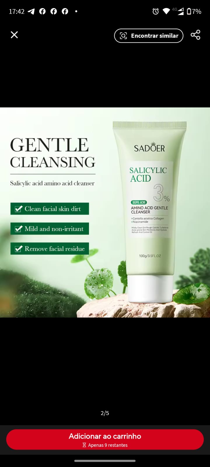 cleanser acid salicilic