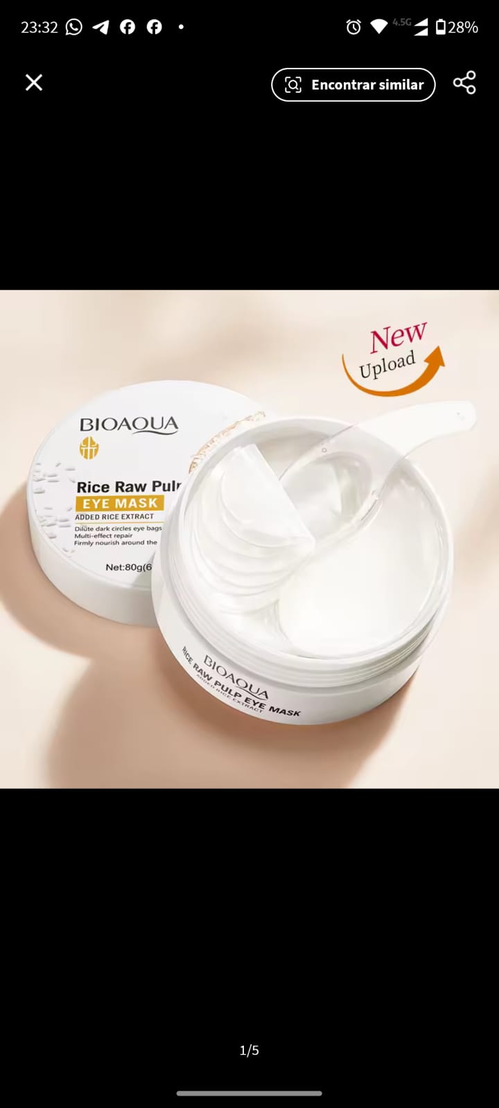 rice eye mask